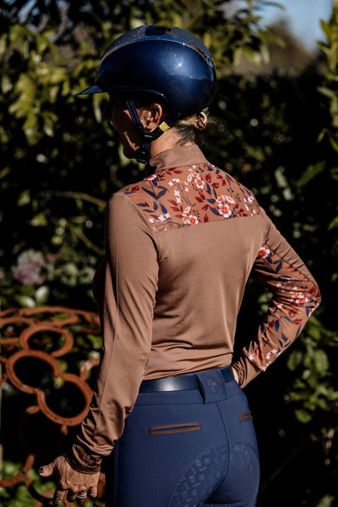 Walnut 1/4 Floral Base Layer