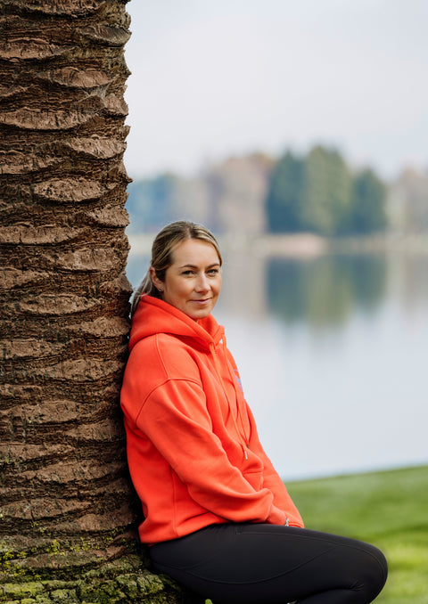 Vermilion Orange Hoodie