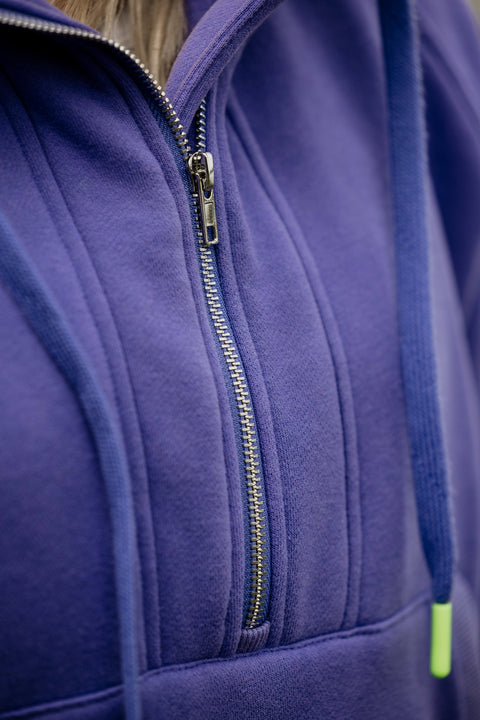 Periwinkle Purple Zip Hoodie