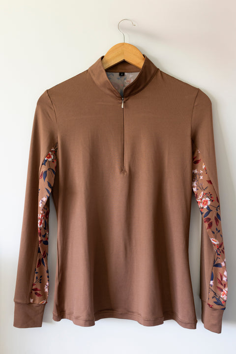 Walnut 1/4 Floral Base Layer